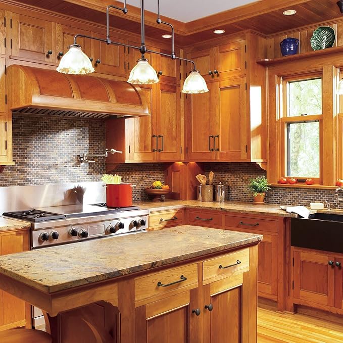 Goo-Ki 6 Pack Matte Black Cabinet Handles, 5.04 Inch(128mm) c-c Solid Drawer Pulls Bar Pull Modern Kitchen Hardware for Dresser Wardrobe Cupboard Bathroom, 9338MB-128