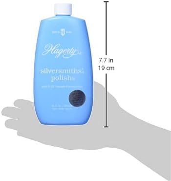 W. J. Hagerty Hagerty 10120 Silversmiths' Silver Polish, 12 Ounces, 12 Fl Oz (Pack of 1), Blue