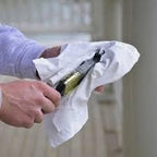 Premium White Knit Cotton T-Shirt Cloth Wiping Rags (10.00)