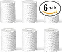 6 faucet filters -strong filter to improve water quality- kitchen sink/bathroom sink alternatives - faucet extender PP cotton (Filter cartridge)