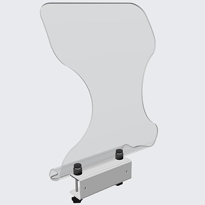 The Shield Plexiglass Splash Guard hopper or service sink personal protective equipment sneeze guard