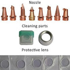 Triumph 1500W 4 in 1 Integrated Fiber Laser Welding cleaning rust remover Machine 220V Single Phase Handheld Laser Welder Machine with Auto Wire Feeder Cable Length 10m