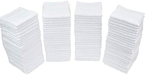 Simpli-Magic 79171 Terry Towel Cleaning Cloths, Pack of 50 , Standard , White, 12"x12"