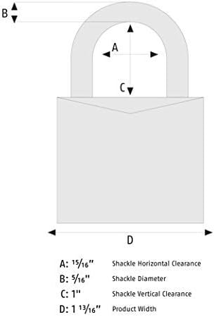 ABUS 83IC/45 Small Format Interchangeable Core Padlock - Core/Cylinder Not Included