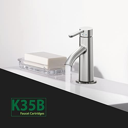 Kerox K35B 35 mm Faucet Cartridge Replacement - Single Lever OEM Faucet Part, Fits American Standard 7038, La Torre & Delta Faucets