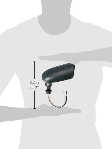 Nuvo Lighting SF76/655 One Light PAR16 120 Volt Die Cast Aluminum Durable Outdoor Landscape Security Lighting Flood, Anique Verdi, 6-Inch