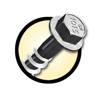 Simpson Strong-Tie SD9112R100 - #9 x 1-1/2 Inch Strong Drive SD Connector Screws - 1/4 Inch Hex Head, Galvanized Coating, Hex Bit Included, for Construction, Home Improvement (Box of 100)