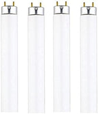 DYSMIO Lighting F15T8-CW 15-Watt 18-inch 3000K - Warm White 825 Lumen Medium Bi-Pin Base T8 Fluorescent Straight Tube Bulb with 3000K - Warm White Light- 4 Pack