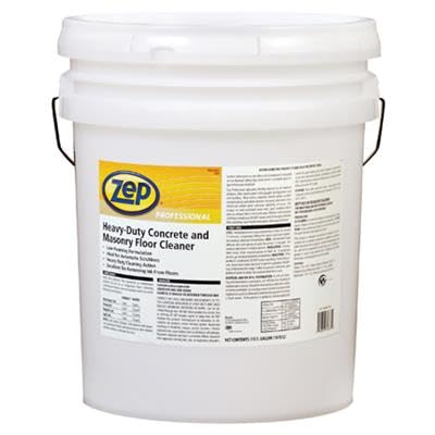 Zep Driveway, Masonry and Concrete Cleaner and Degreaser Concentrate - 5 Gallon (1 Unit) 1041549 - Construction Grade Degreaser Removes Grease, Dirt, and Oil Stains on Concrete, Brick, Asphalt, and