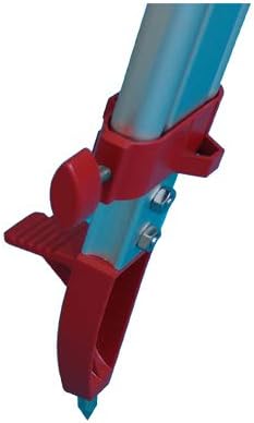 Surveying Tripod, Aluminum Survey Tripod With 5/8-Inch 11-Threaded Flat Head Quick Clamp for Total Station Theodolite Auto level (AT10)