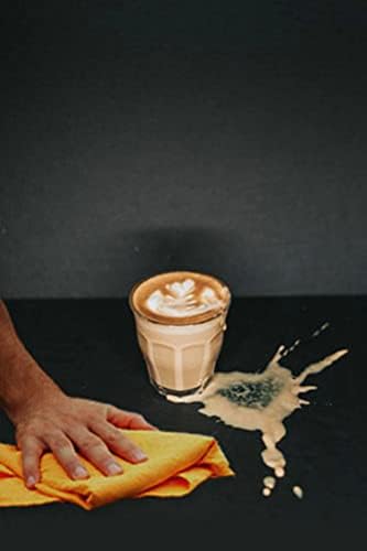 10 Pack Extra Large Original German Shammy Cloths Chamois Towels Absorbent 190g Super Shammy for Pets, Parenting Tool Cleaning for Home and Commercial Use Wholesale Bulk (Orange)