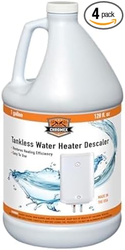 Chromex Tankless Water Heater Descaling Solution | Highly Effective Descale (4 gallon) (4)