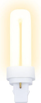 Technical Precision 13W Compact Fluorescent 2 Pin GX23 Base Quad Tube T4 Bulb Replacement for Panasonic FQ13E35U/2 Light Bulb 3500K - 10000 Hours - 780 Lumens - CRI 82-2 Pack