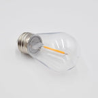 Hometown Evolution, Inc. E26 Commercial String Lights with 16 Gauge Wire (S14 LED Plastic, 24 Foot 12 Socket)