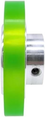 Aluminum Polyurethane Industrial Encoder Wheel Shaft hole 6mm Measuring Wheel For Measuring Rotary Encoder Perimeter 200mm