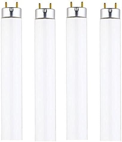 DYSMIO F15T8-DL 15 Watt T8 Straight Tube, Medium Bi-Pin Base, 6500K - Daylight - Pack of 4