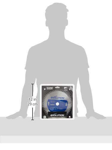 Evolution Power Tools, Professional Blade for Cutting Mild Steel and Ferrous Metal, TCT Saw Blade 10 Inch, Wen, Table Saw Accessories, 52-Teeth, 1 Inch Arbor, 10BLADEST, One Per Pack