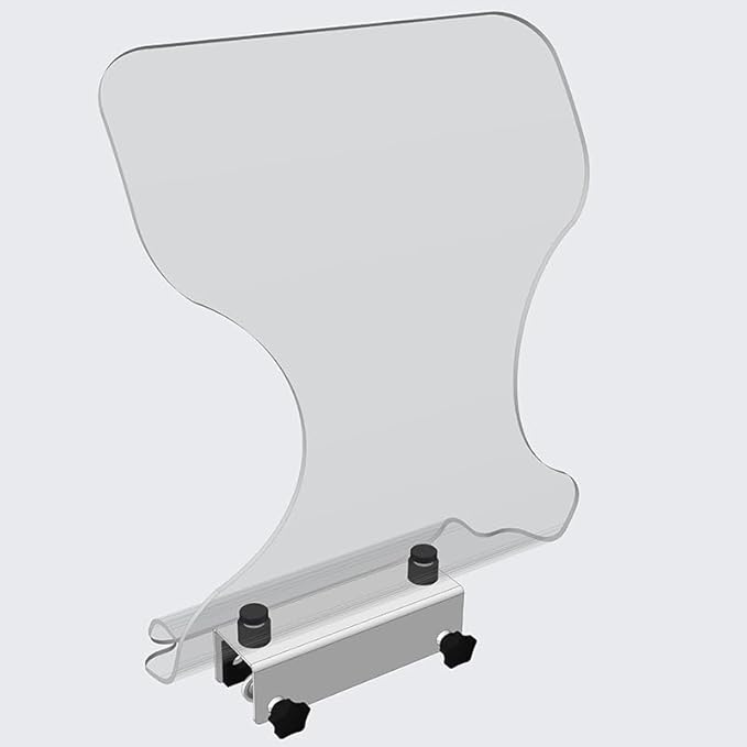 The Shield Plexiglass Splash Guard hopper or service sink personal protective equipment sneeze guard