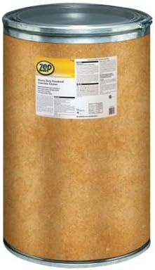 Zep Professional Heavy-Duty Powdered Concrete Cleaner - 125 LB (1 Drum) 1041750 - Fast Acting, Alkaline, Removes Grease and Oil on Floors