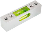 High precision aluminum alloy metal adjustable level bubble small square bar luminous magnetic length 66 hole pitch 56MM
