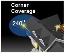 RuggedGrade 20W Turin II Series LED Security Light - LED Motion Sensor Flood Light - 2,400 Lumens - 240° Sensor - 3000K Warm White - Bronze Housing - Outdoor LED Light - DLC 5.1 Premium