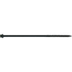 Jake Sales #14 X 8 Heavy Duty Black Timber/Log/Landscaping Wood Screws - Exterior Coated Heavy Duty Screws. 1 x Full Box - 400 Screws