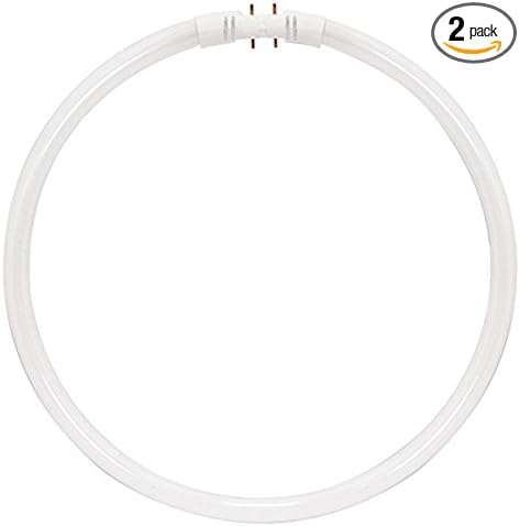 KOR (Pack of 2) FC40T5/-12 T5 Flurescent Circline - 40 Watt - 2GX13 Base - (FC12T5) (3500K - (Neutral White))