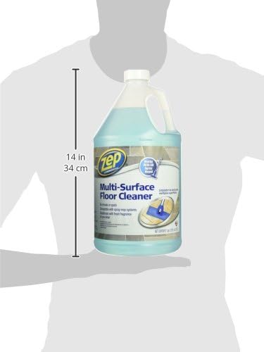 Zep ZUMSF128 Multi Floor Cleaner, 128 oz, Blue, 128 Count (Pack of 2)