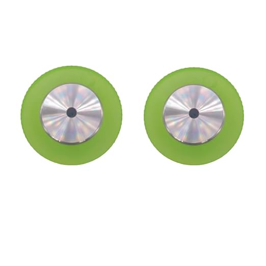 2PCS Industrial Encoder Meter Measuring Roller Rubber Wheel Wear-Resistant Non-Slip Polyurethane Synchronizer Wheel for Rotary Encoder (New Perimeter 200mm(Hole Diameter 6mm))