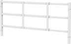 Fixed Window Safety Guard 14”x 38” Adjustable Width Prevents Accidental Falls, Non-Egress, Tamper Resistant Screws Included, White, Single Pack