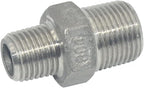 3/8" x 1/4" Male Threaded Reducing Nipple Fitting/Adapter,Stainless Steel SS304 NPT Pipe Hex Reducer