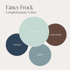 Country Chic All-in-One Chalk Paint for Furniture, Cabinets, Home Decor, Eco-Friendly, Matte Finish, Built-In Primer & Top Coat for Wood, Metal - Fancy Frock (Light Blue) - 4 oz (118 ml)