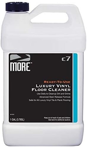 MORE Luxury Vinyl Floor Cleaner for Vinyl Plank Flooring - Ready to Use, Daily Cleaning Formula for Tile, Vinyl Surfaces [Gallon / 128oz]