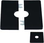 Wall Split Flange Plumbing Cover Plates Square Shower Arm Escutcheon Plate Pipe Flange Cover for Fixed Shower Head Faucet Standard Pipes (33mm/1.30)