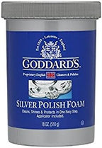 NeschToy Goddard's Silver Polish, 18 oz - Tarnish Remover with Sponge Applicator, Pack of 2