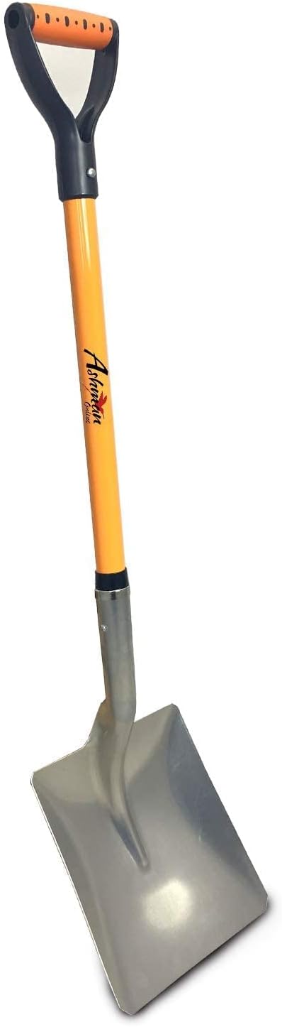 Ashman Snow Shovel with Large Scoop and Heavy Duty Handle (1 Pack)