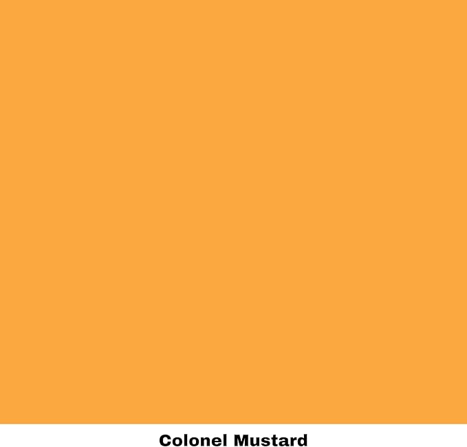 Dixie Belle Paint Company Chalk Finish Furniture Paint - Colonel Mustard (32oz) - Matte Retro Yellow Chic Chalk Mineral DIY Furniture Paint