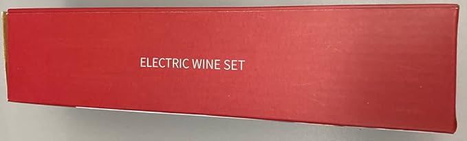 AIKARO - Electric Wine Bottle Opener Automatic Electronic Corkscrew, Battery Operated (Set)