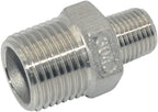1/2" x 1/4" Male Threaded Reducing Nipple Fitting/Adapter,Stainless Steel SS304 NPT Pipe Hex Reducer