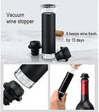 AIKARO - Electric Wine Bottle Opener Automatic Electronic Corkscrew, Rechargeable (Base Set)