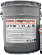 Clemons Concrete Coatings Supreme Shield SB-600 Wet Look Concrete Sealer 5-Gallon, Clear