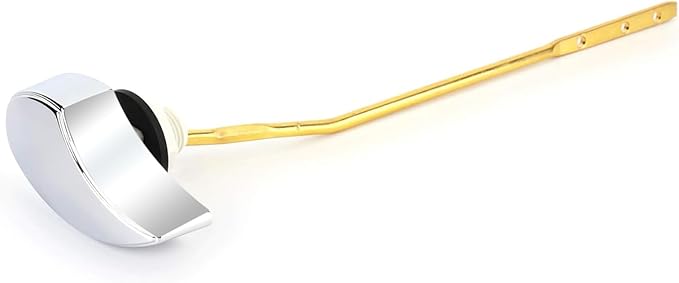 Left Hand Side Mount Trip Lever - Compatible with Toto Drake & Eco Drake Toilets - Replacement Parts THU068 Fits for Tank #ST743 / #ST743E, Chrome Finishes