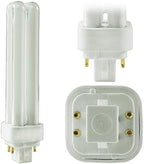 (8 Pack) PLC-18W 827, 4 Pin G24q-2, 18 Watt Double Tube, Compact Fluorescent Light Bulb, Replaces Sylvania 20683 and Philips 38329-9 - PL-C 18W/827/4P/ALTO