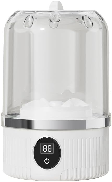 Portable Mini Washing Machine for Underwear, Socks, Baby Clothes – Rechargeable Cordless Compact Washer for Small Loads, Travel & Dorm Use – USB Charging Laundry Machine for Home, Apartment, RV