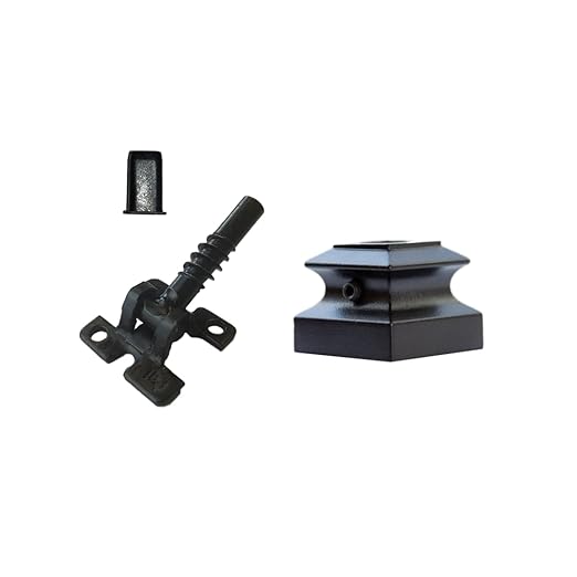 Adjustable Angle Connectors with Satin Black Shoes: 30 Connectors 30 Flat (for Installing 1/2” Metal Balusters)