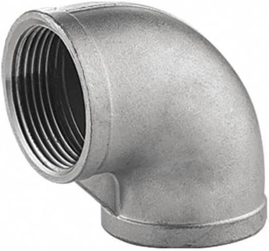 2 1/2" 316 Stainless Steel 150# Threaded 90 Degree Elbow Pipe Fitting