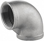 3" 316 Stainless Steel 150# Threaded 90 Degree Elbow Pipe Fitting
