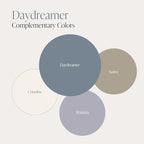 Country Chic All-in-One Chalk Paint for Furniture, Cabinets, Home Decor, Crafts, Eco-Friendly, Matte Finish, Built-In Primer & Top Coat for Wood, Metal - Daydreamer (blue) Pint (16 oz)