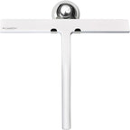 Shower Squeegee for Glass Doors 10 Inch, RICHMIRTH All Purpose Squeegee Cleaning Tool for Window Glass Mirror Bathroom Tile with Suction Cup Hooks - White