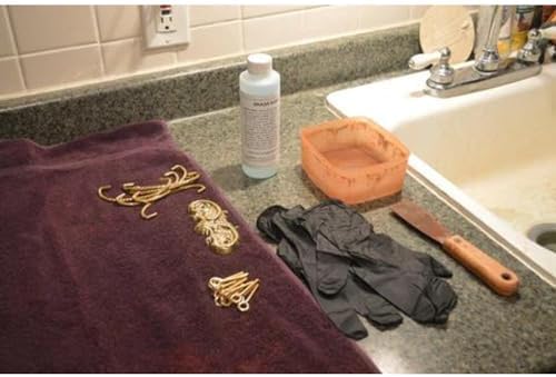 Generic Brass Ager Liquid 32oz. Tarnish Solid Brass with Antique Patina Oxidizer Vintage Finish DIY